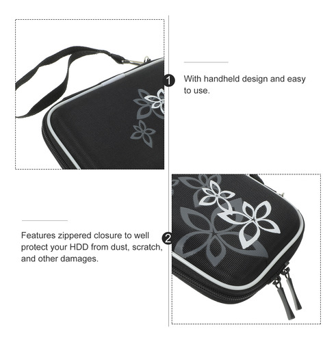 Funda Protectora Portátil Para Disco Duro Hdd De 2,5 Pulgada