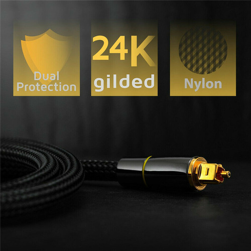 Cable Óptico De Audio Digital De 1,5 M, Cable Spdif, Cable D