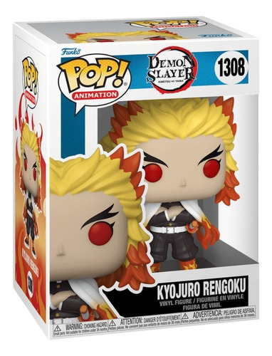 Boneco Funko Pop Animation Demon Slayer Kyojuro Rengoku 1308