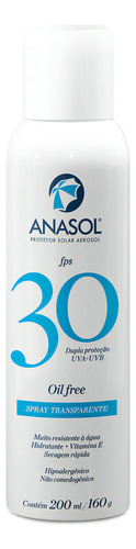 Protetor Solar Spray Anasol Fps 30 - 200ml