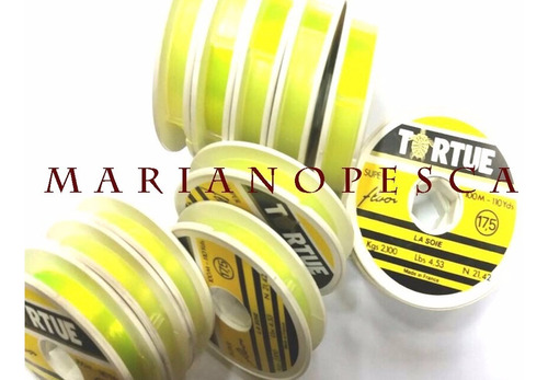 Nylon/nailon Tortuga Fluo Frances 0.175mm X 100mts