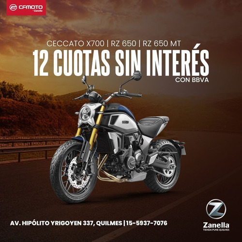 Imagen 1 de 18 de Nueva Cfmoto Ceccato X700 Cfmoto Oficial 2023 - Tienda Pune