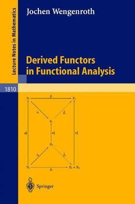 Libro Derived Functors In Functional Analysis - Jochen We...