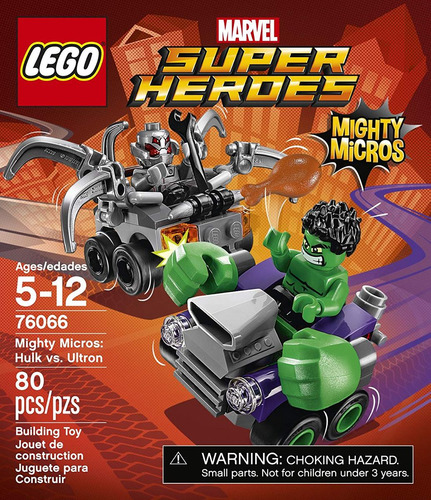 Lego Super Heroes Mighty Micros: Hulk Vs Ultron 76066