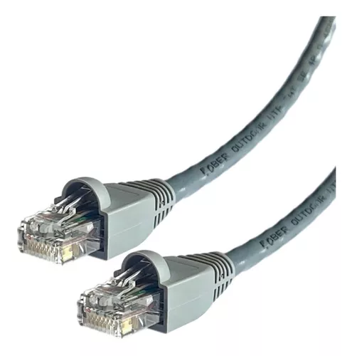 apretón Túnica Dictar Cable Utp Cat 5e Exterior 60 Metros Rj45 Ethernet Internet