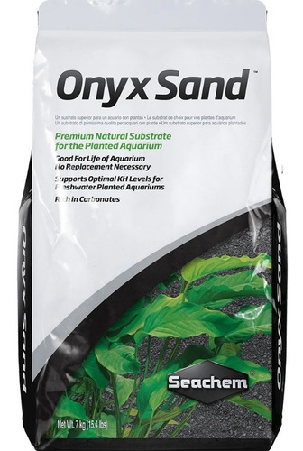 Arena Natural Onyx Para El Acuario Plantado 7 Kg