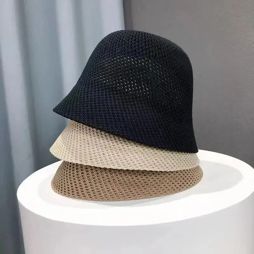 Sombrero Fino Y Transpirable Para Mujer, Con Forma De Cubo D
