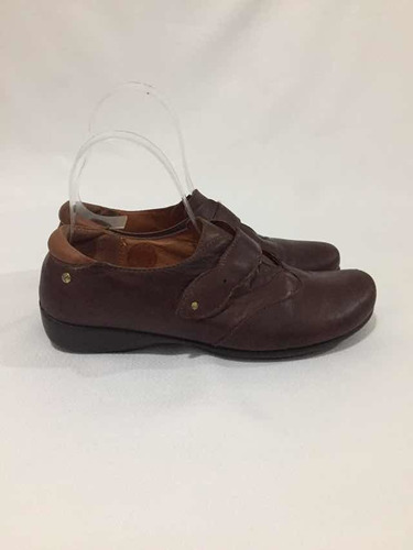 Zapato Zapatilla De Cuero Marca Pikolinos N*39 Café Usado Zapato Zapatilla De Cuero Marca Pikolinos N*39 Café Usado