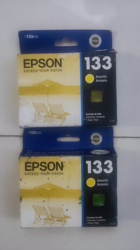 Cartucho Epson T133 Amarillo T22/tx120/ Tx130 8ml T13342 /vc