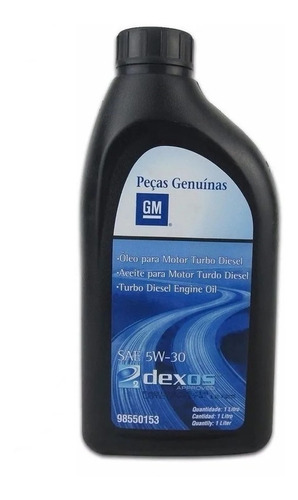 Óleo Gm 5w30 Diesel Dexos 2 Dexos2 Nova S10 100% Sintético