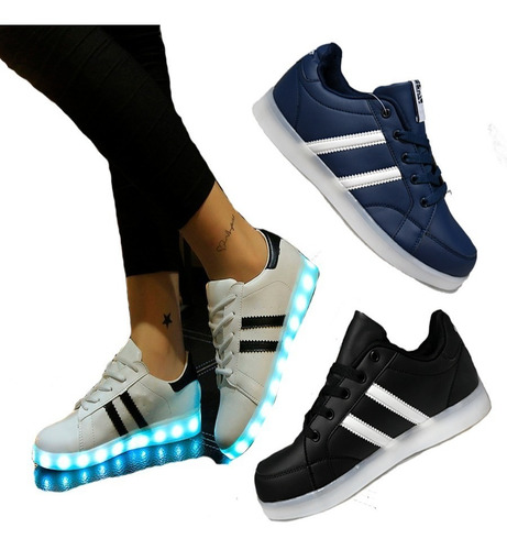 Skybird-UK LED Zapatos Verano Ligero Transpirable Bajo 7 Colores USB Carga Luminosas Flash Deporte de Zapatillas con Luces Los Mejores Regalos para Niños Niñas Cumpleaños 