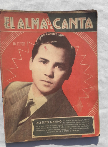 Revista * El Alma Que Canta * N° 1466 Alberto Marino / Tango