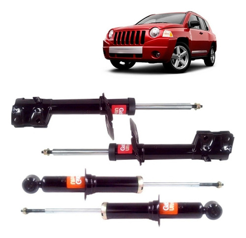 Kit Amortiguador Trasero Delan Para Jeep Compass 2007 2017