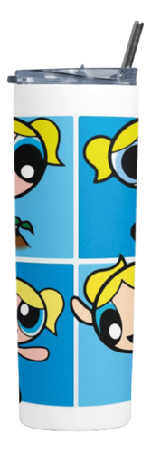 [ Termo ] Skinny Tumbler Burbuja Chicas Superpoderosas