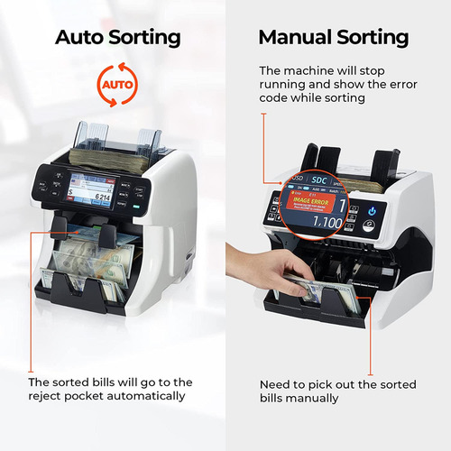 Maquina Detector De Billetes Falsos Detecta Seriales Imprime