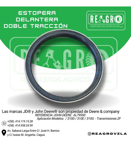 Estopera John Deere Al79950