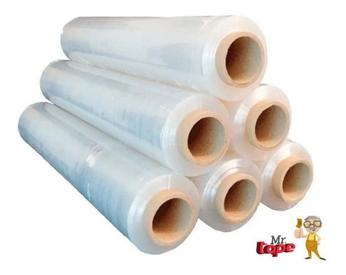 Rollo de emplaye film Mister Tape pelicula estirable transparente de 18x50x800 1 unidad