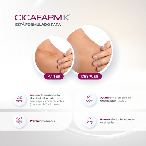 Creme cicatrizante de feridas Cicafarm K Fresh 30g