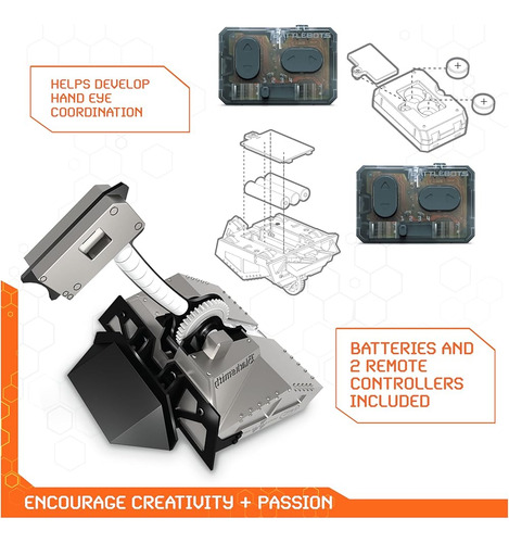 Hex Bots Battlebots Rivals 4.0: Robots Control Remoto Stem