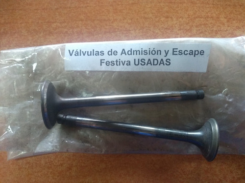 Válvulas Admisión Y Escape Festiva Usadas