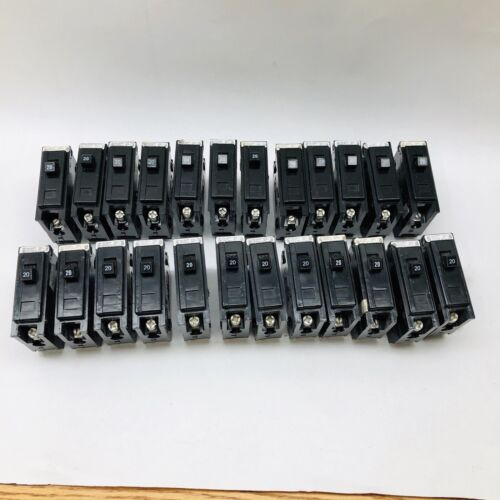 Lot Of 24 Cutler- Hammer Tape Ab Circuit Breaker 20 Amps Yyf