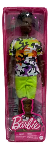 Boneco Ken Fashionista Negro 183 Dwk44 Mattel Coleção Linha