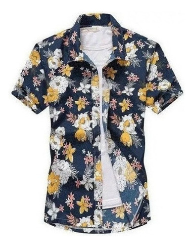 Camisas Florales Hawaianas De Talla Grande Para Hombre De