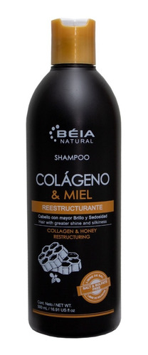 Shampoo Colágeno Y Miel 500ml.