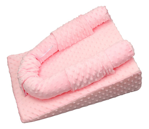 Tumbona Rosa Para Bebés, Cojín De Lactancia, Antiregurgitos