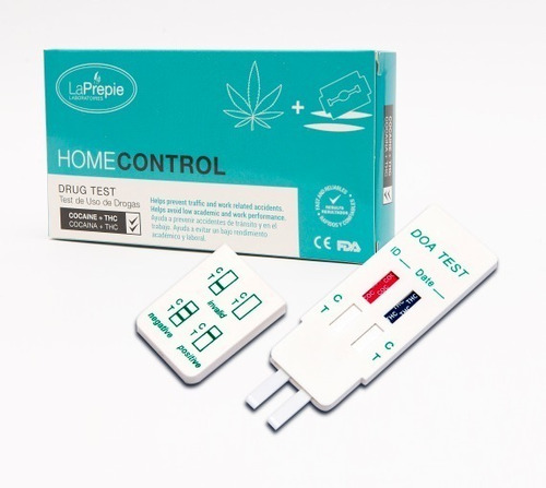 Home Control Test Droga Doble Cocaina + Thc - 10 Unidades
