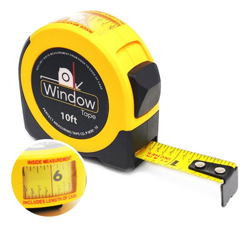 Perfect Measuring Tape - Cinta Mtrica Para Ventana - Acero D