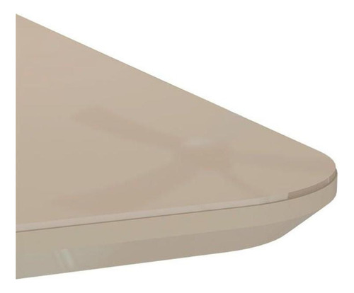 Conjunto: Mesa Sala Jantar Selena C/ Tampo Madeirado C/ Vidr