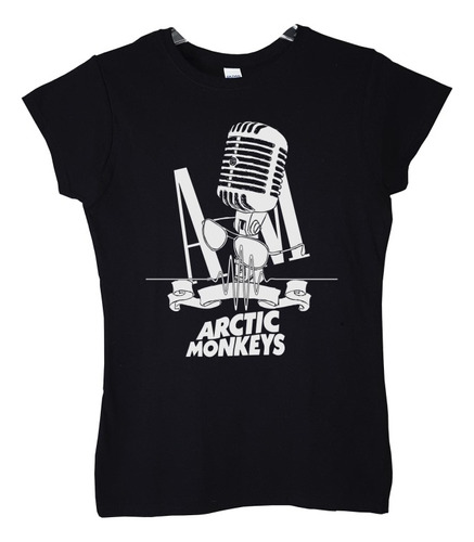 Polera Mujer Arctic Monkeys Am Mic Rock Abominatron