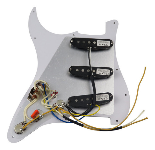 Pastillas Precableadas Sss Ainico 5 Pickguard De 7 Vías Comp