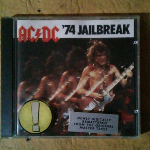 Cd Ac/dc  74 Jailbreak  Edicion Remaster 1994 Alemana