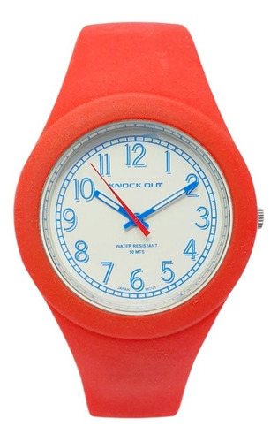 Reloj Knock Out Malla Silicona Colores Garantía Oferta!!!