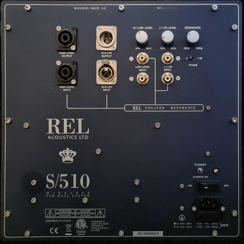 Imagen 3 de 4 de Subwoofer Activo Rel S510 Dist Oficial 550w 220v