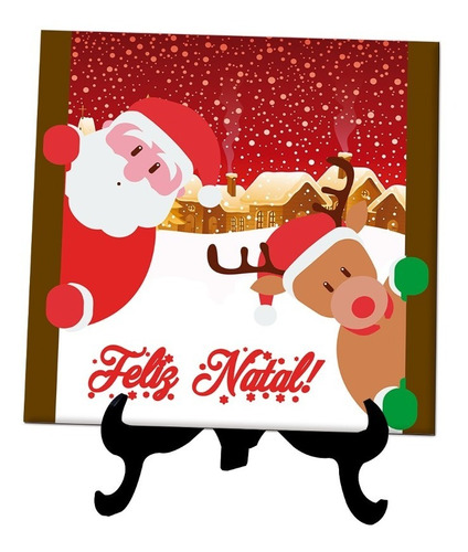 Azulejo Personalizado Feliz Natal 01 - Decoração De Natal