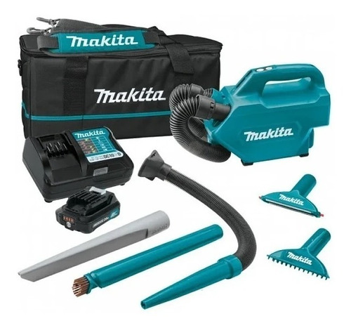 Aspiradora Inalámbrica Portátil 12v Makita Cl121dwa 