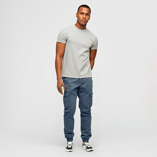 Jogger Cargo Con Bolsillos Cómodos Para Hombre