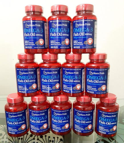 Omega 3 Fish Oil 1.000 Mg Puritan´s Pride 100 Softgels