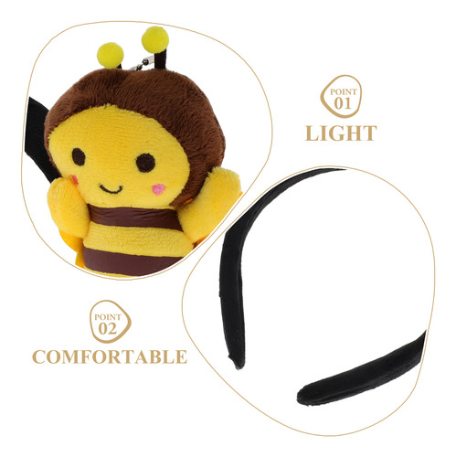 Bonita Diadema De Abeja De Peluche, Diademas Con Tentáculos