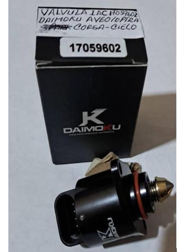 Valvula Sensor Iac Optra Desing Limited Advance