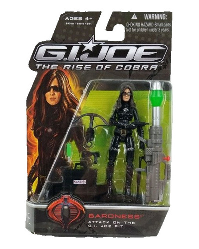 Figura G.i. Joe Rise Of Cobra. Baroness Attack