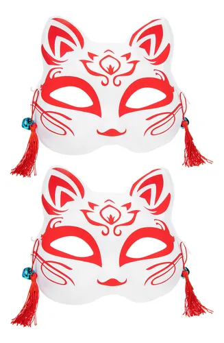 Máscaras De Gato Para Halloween, Máscara De Zorro, Animal, 2
