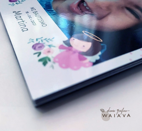 Imagen 2 de 10 de Fotoiman * 9 X 7 Cm + Laminado En Bolsita Y Etiqueta X 2u