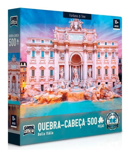 Quebra Cabeça Puzzle 500 Peças Bella Italia Fontana Di Trevi