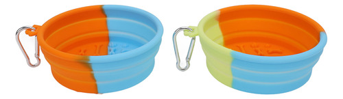 Cuenco De Silicona Para Perros, 2 Unidades, Plegable, Multiu