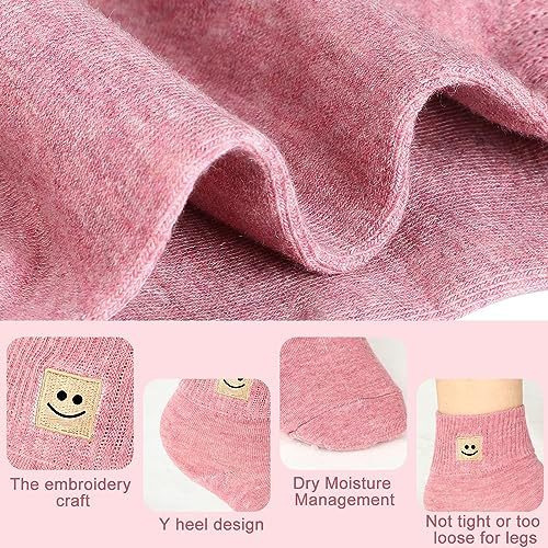 10 Pares De Calcetines Tobilleros Elásticos De Algodón