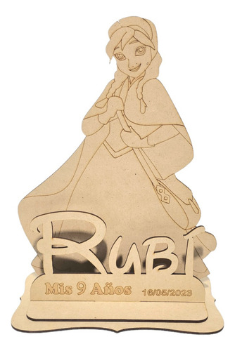 Centros De Mesa De Princesa Ana Frozen 60pz Personalizables